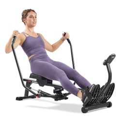 Sunny Health & Fitness Smart Compact Full Motion Rowing Machine