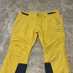 Arctix Men's Snowsports Cargo Pants 3XL 28" Bamboo Yellow