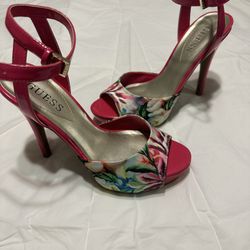 Guess Pink Heels Size 7