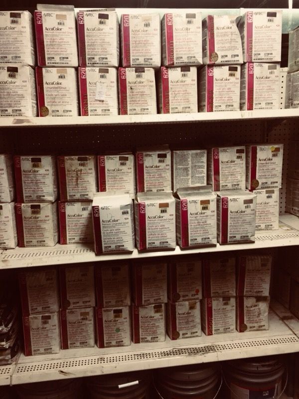 Tile grout $5 each