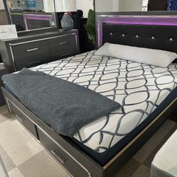 [OM] 🟪 Only $45 initial then take it home 🏡 Brand New  Lodanna Bedroom Set