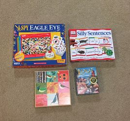 4 kids games, $5 each