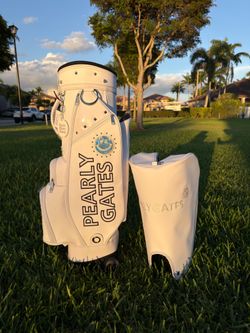 Pearly Gates White Luxury Golf Bag NEW Rare