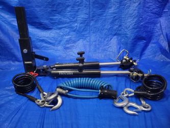 NSA Hercules 12K Tow Bar With 1 inch D-Ring Adapters