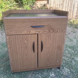 Free Rolling Cabinet Brown