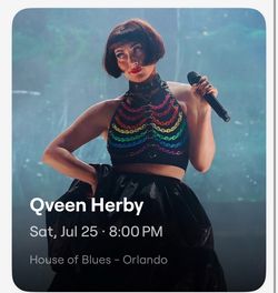 Qveen Herby 2 tickets