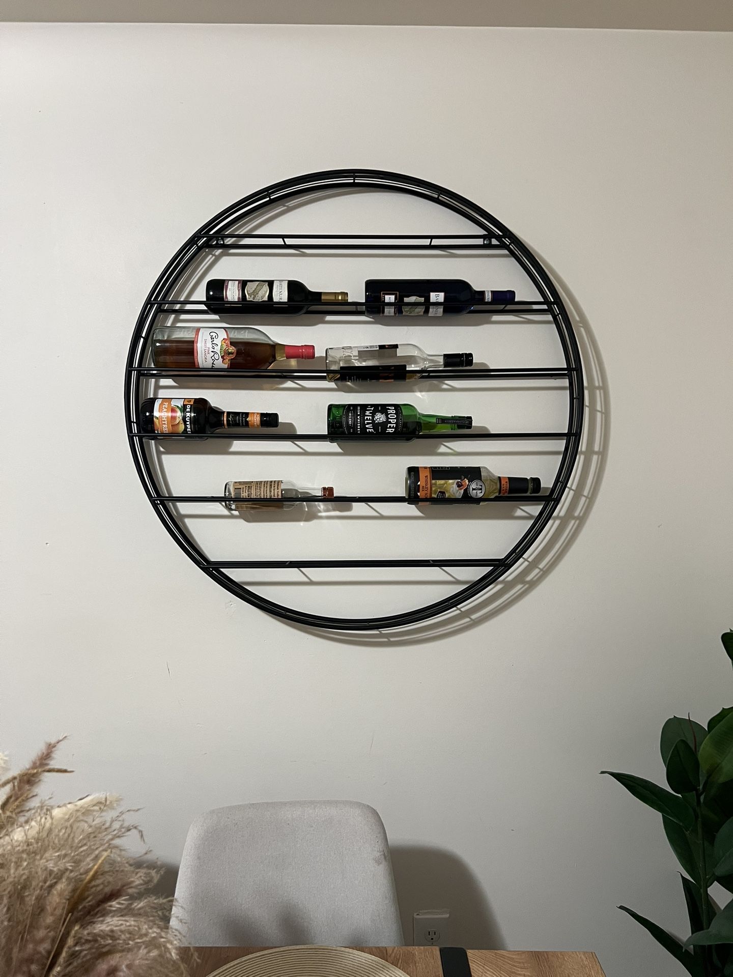 12 Bottle Wall Mounted Wine Rack