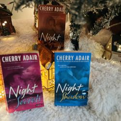 📚 COMPLETE Cherry Adair “Night” Trilogy — Romantic Suspense Set 🌙🔥💖
