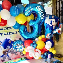 Sonic Balloon Arrangement 