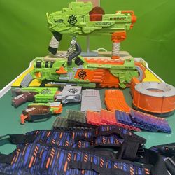 Nerf Zombie Strike Bundle With Accessories!