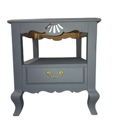Gray Side Table