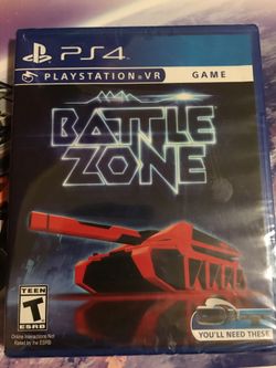 Battle Zone Playstation Vr Game