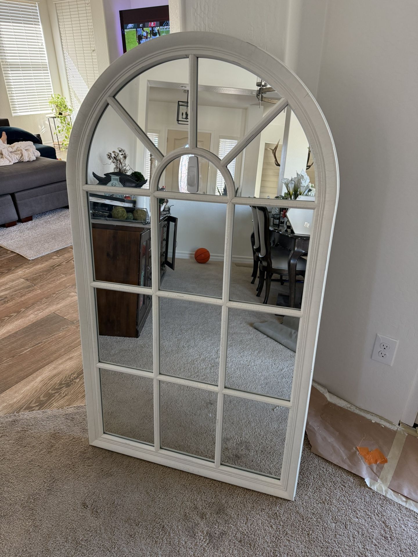 White Farmhouse Mirror