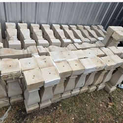 45 ft selling together 45 ft  cast stone pickets 42 In  and top selling together $2500