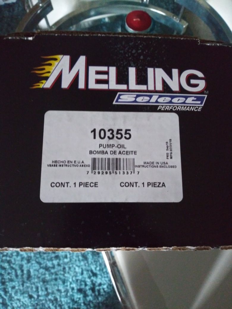 10355 Melling oil pump brand New!