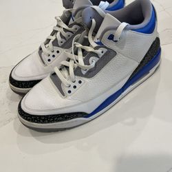Jordan Retro 3  “ Racer Blue”  Size 13 