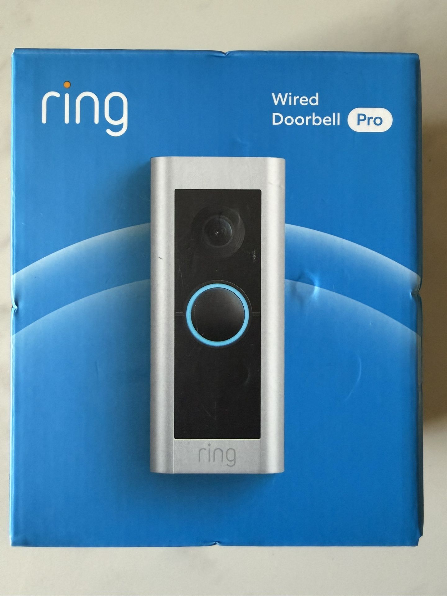 Ring Wired Doorbell Pro smart WiFi Video Doorbell - Satin Nickel