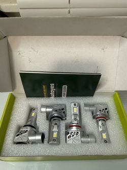 Led headlight bulb set of 4 pcs