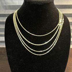 Gold Rope Solid Chain