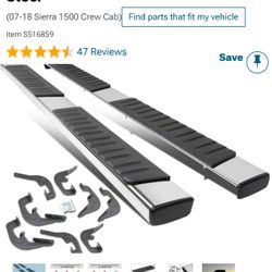 RUNNING BOARDS crew Cab Steel! GM