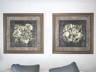 Linda Thomson Flower Montage Frames. 