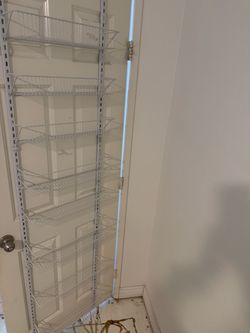 8 tier wire closet/pantry shelf