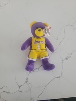 RARE NBA Kobe Bryant #8 Plush Team Bears