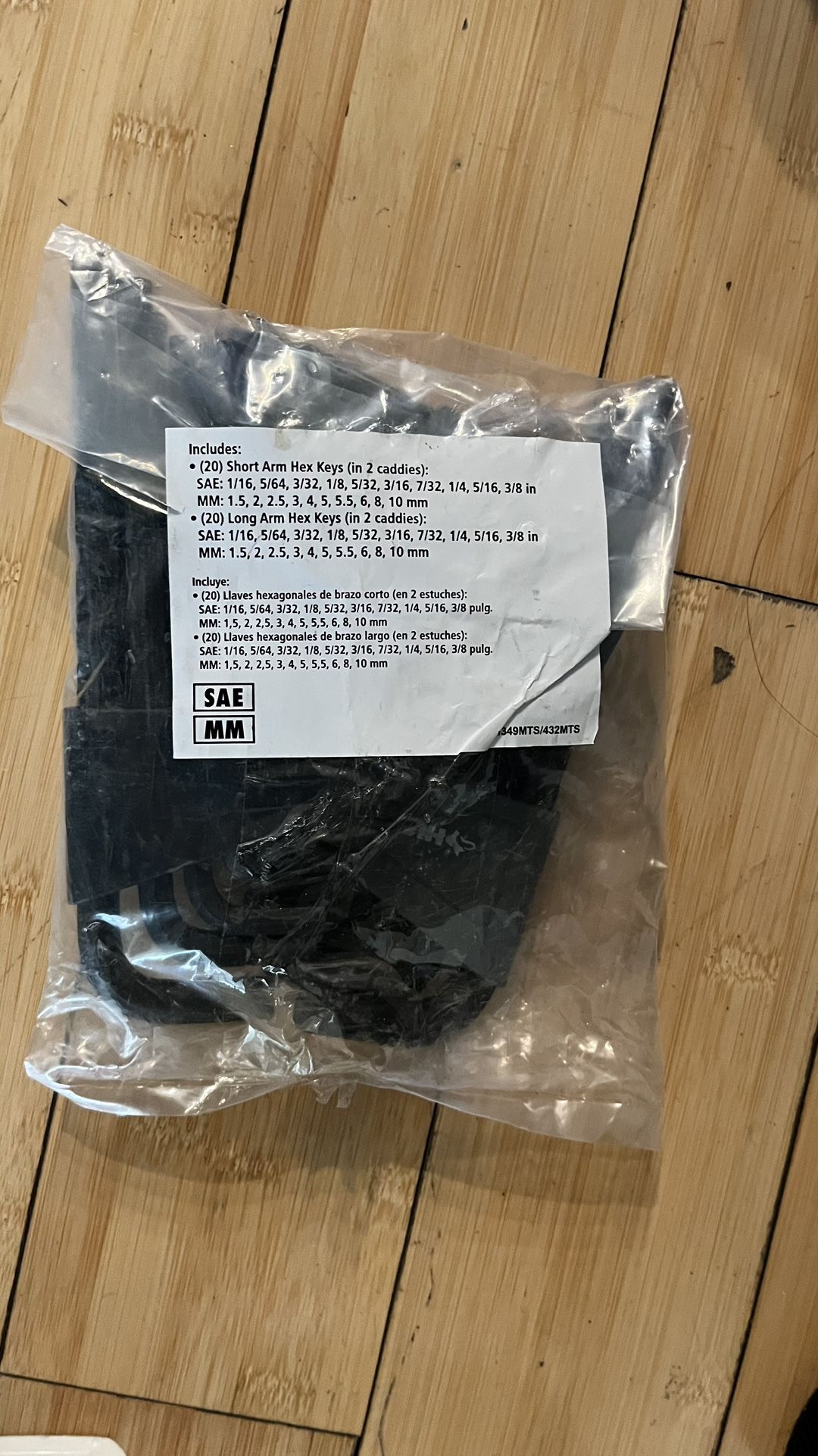 40pcs Husky Hex SAE/Metric keys, new