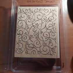 Stampin Up (Soft Swirls)....used...stamp 