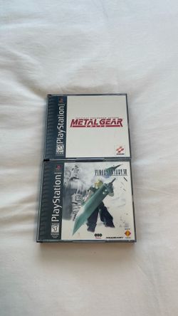 Metal Gear Solid/Final Fantasy VII PlayStation Black Label Used