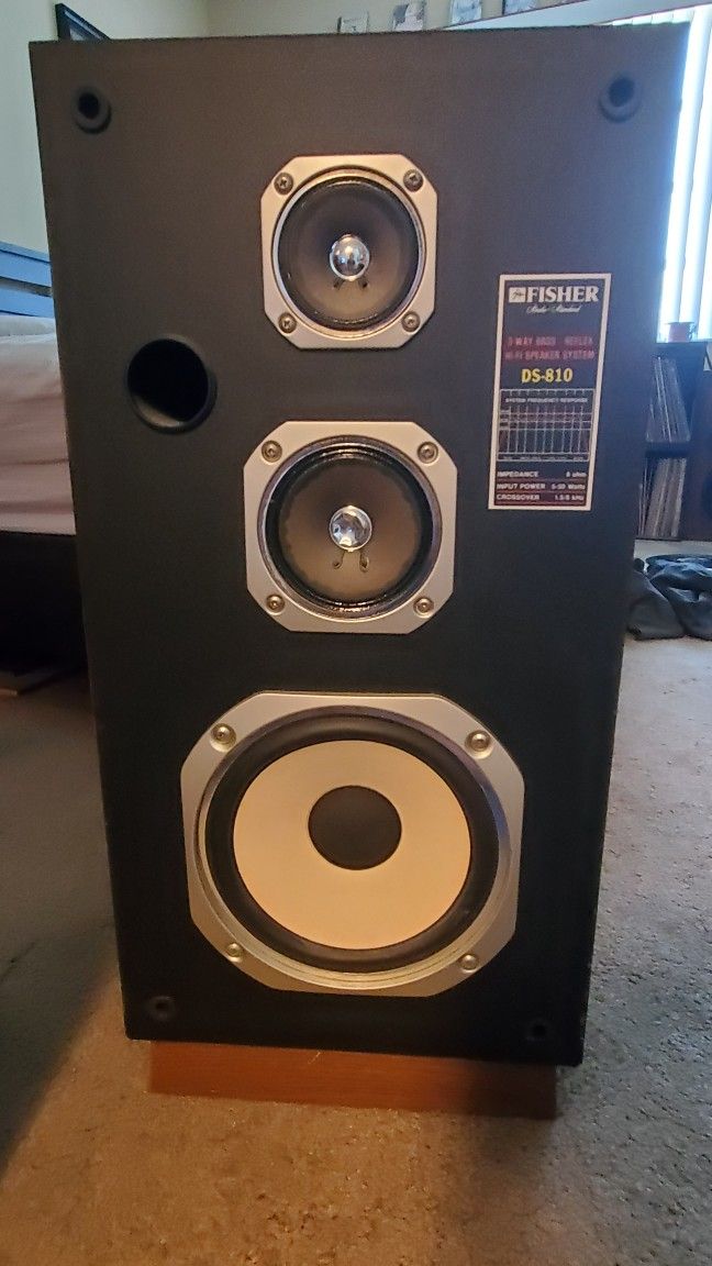 Fisher DS-810 3 Way Speakers 50W newest Max