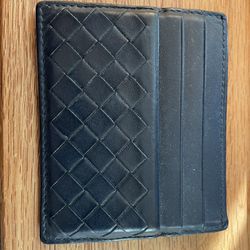 Bottega Venetta Men’s Leather Card Holder