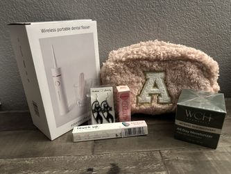 “A” Makeup bag bundle 
