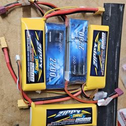 (5) Lipo RC Batteries 3s