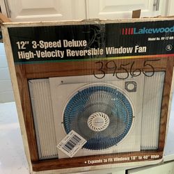 Window Fan. Reversible Great Shape.