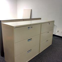 OFFICE/HOME FILE CABINET 3 DRAWERS LATERAL FILE.