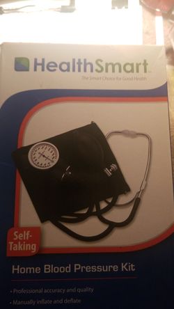 Health Smart home blood pressure kit with stethoscope