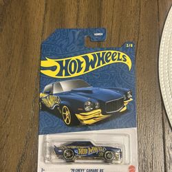 Hot Wheels 58th Anniversary 70 Chevy Camaro RS 3/6 HDH54 