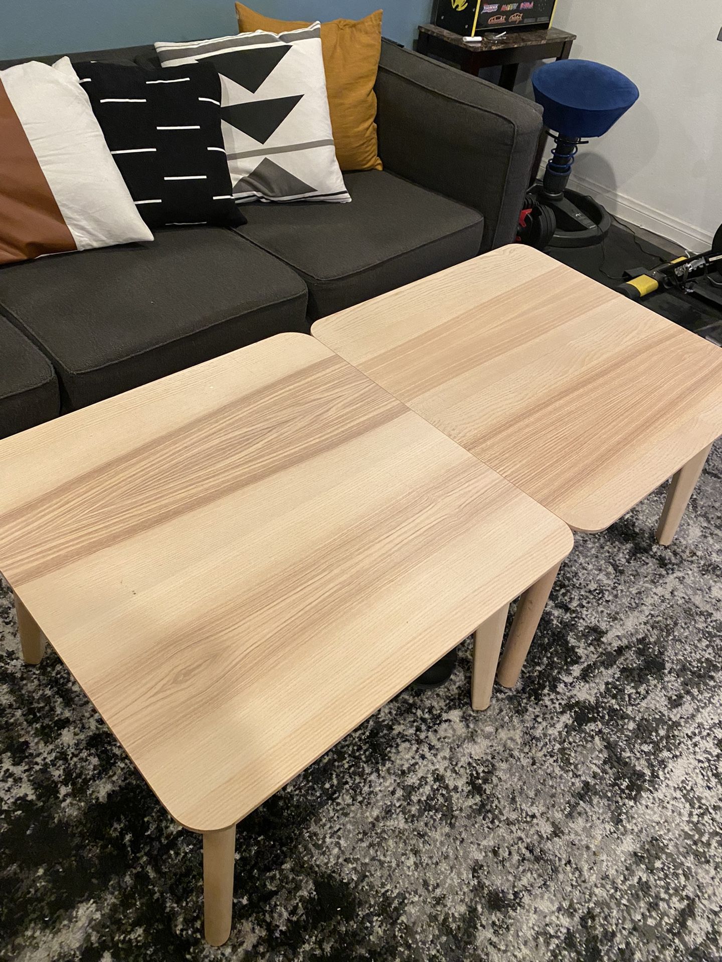 IKEA - LISABO Coffee table, ash veneer, 27 1/2x27 1/2 "