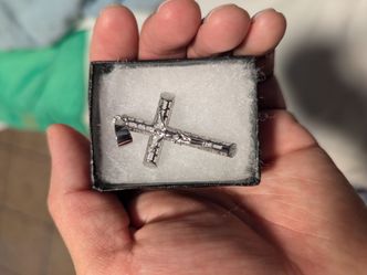 925 silver cross pendant
