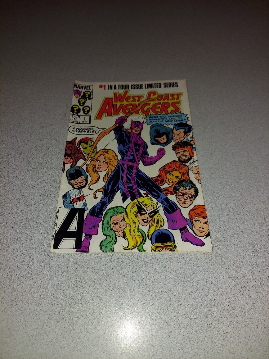 1984 WEDT COAST AVENGERS #1 COMIC