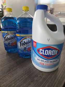 Fabuloso y clorox