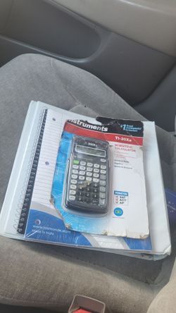 School supplies - new calculator, binder and Rosmonde paper and Notebook