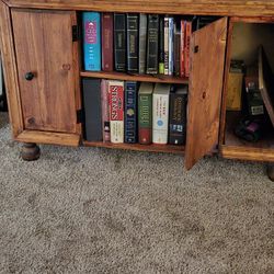 Wood TV Stand And End Table 