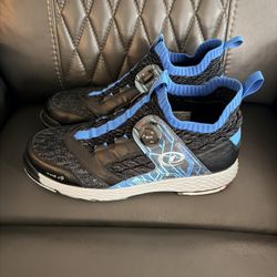 Size 12 Dexter Men’s THE C9 Sidewinder BOA Black Blue Bowling Shoes 