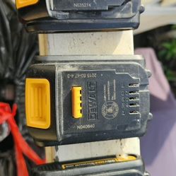 Dewalt 20V 1.3ah Batteries x 3