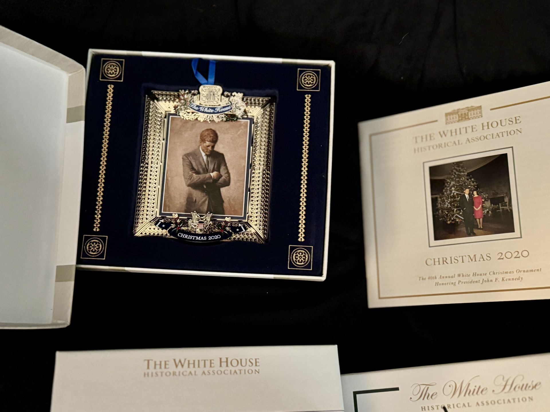White House Official Annual Collectable Ornaments 2018, ‘19, ‘20