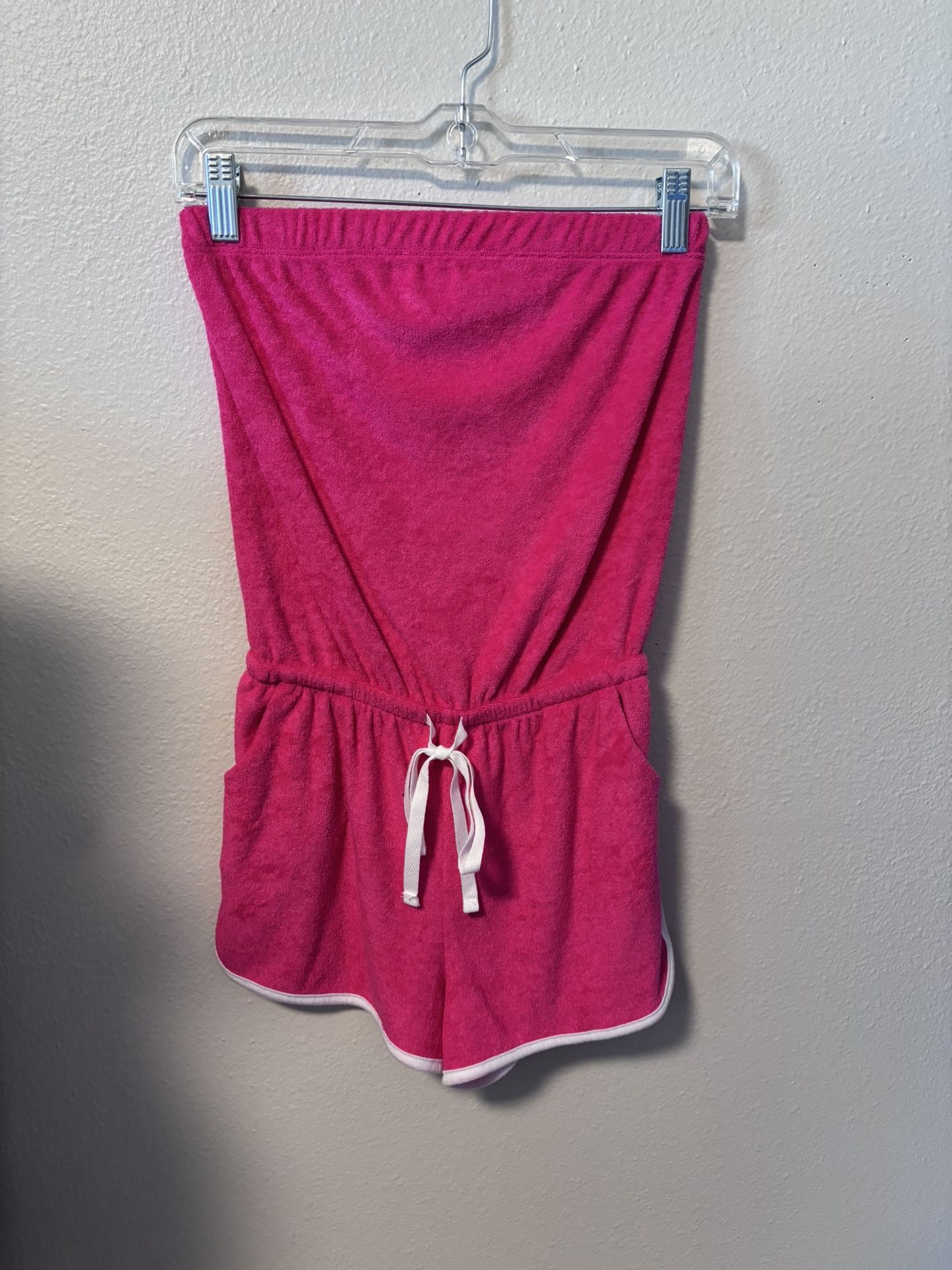 Womens Terry Cloth Romper