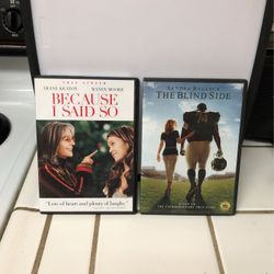 2 Great Movies The Blind Side & Because I Said So