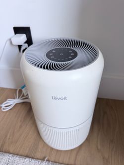 Levoit Air Purifier White Cylindrical